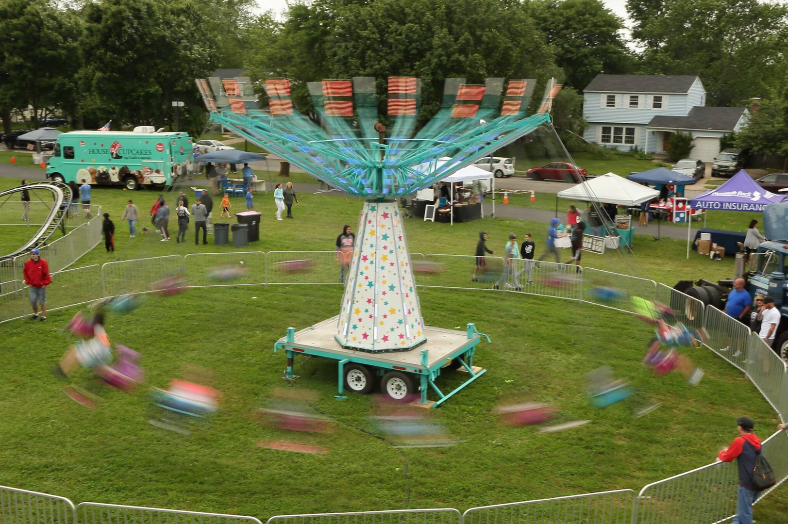 Gloucester Township Day carnival rides and festivities