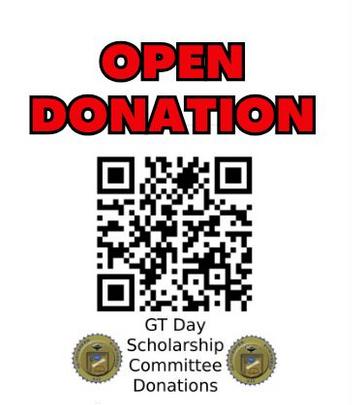 Open Donation — GT Day Scholarship Committee Donations QR Code